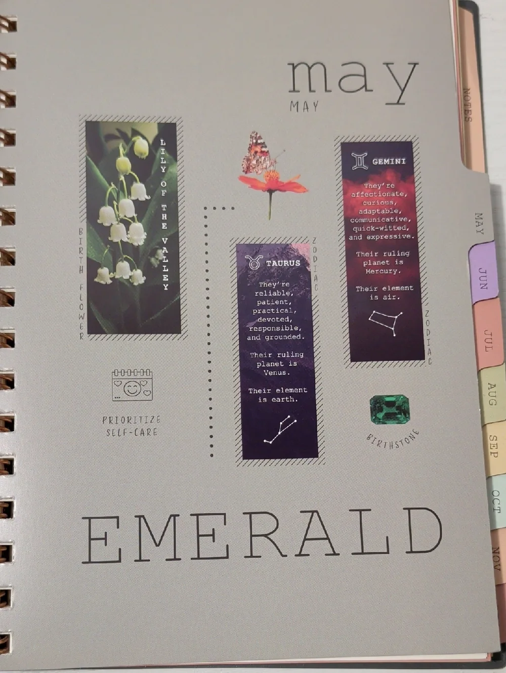 WAAV 2026 Tabbed Weekly + Monthly Planner - Pink Purple Mountain Cover